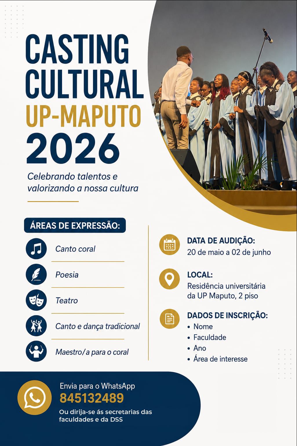 Casting Oficial | Tuna Académica da UP Maputo